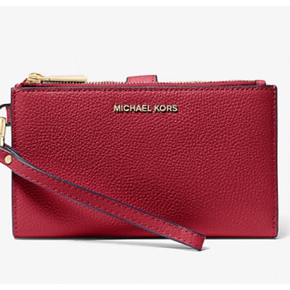 Michael Kors Adele mulberry Leather Smartphone Wallet EUC - Picture 3 of 15